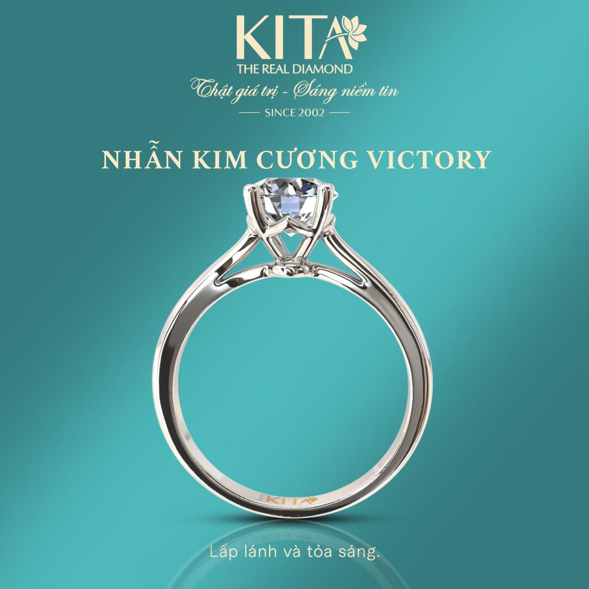 nhẫn kim cương mẫu mới KITA