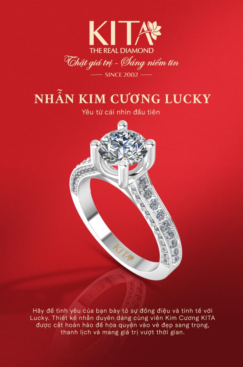 nhẫn kim cương mẫu mới KITA